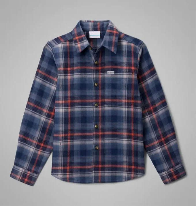 Boys Cornell Woods™ Flannel Long Sleeve Shirt