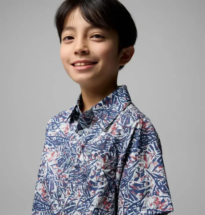 Boys PFG Super Slack Tide™ Short Sleeve Camp Shirt Boys PFG Super Slack Tide™ Short Sleeve Camp Shirt