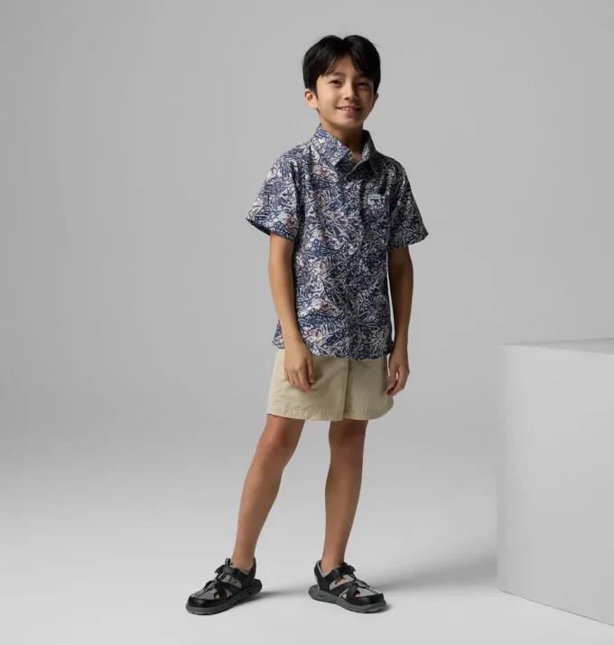 Boys PFG Super Slack Tide™ Short Sleeve Camp Shirt Boys PFG Super Slack Tide™ Short Sleeve Camp Shirt