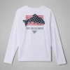 Boys PFG Terminal Tackle™ Fins and Stripes Long Sleeve Shirt