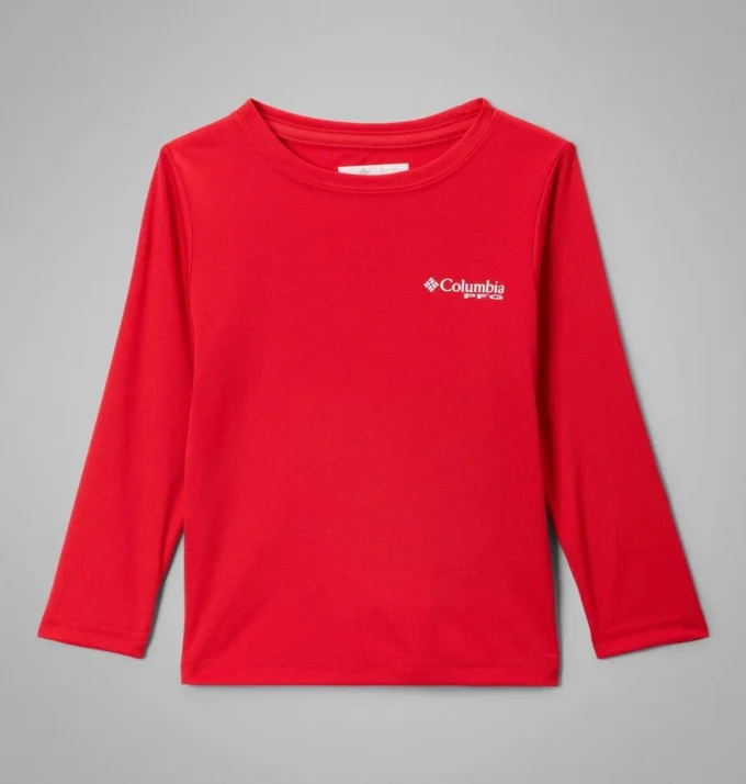 Boys Toddler PFG Terminal Tackle™ Fish Flag Long Sleeve Shirt Boys Toddler PFG Terminal Tackle™ Fish Flag Long Sleeve Shirt