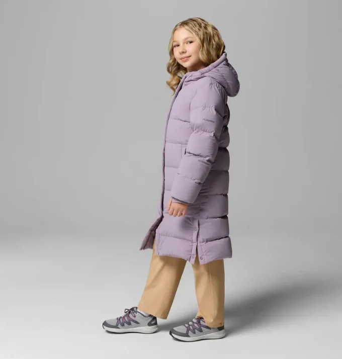 Girls Amaze Puff™ Long Hooded Jacket Girls Amaze Puff™ Long Hooded Jacket