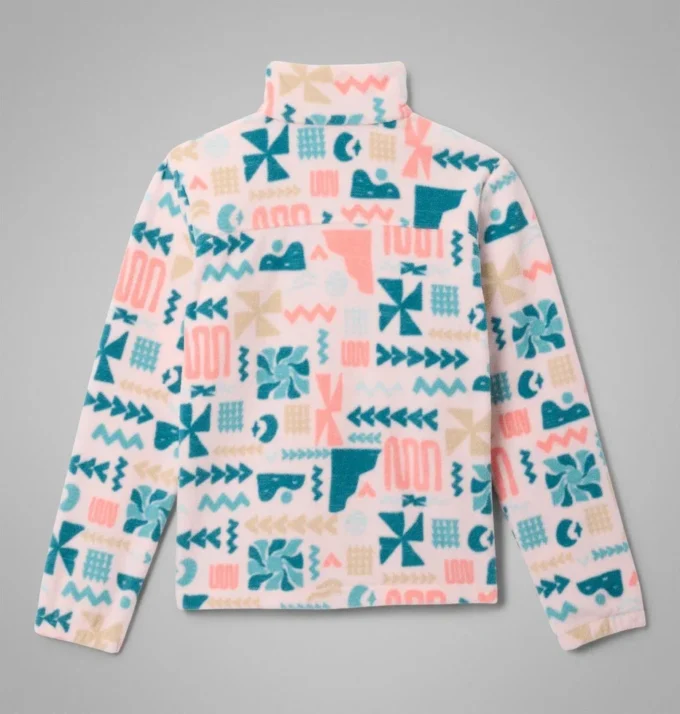 Girls Castle Dale™ Printed Full Zip Fleece Jacket