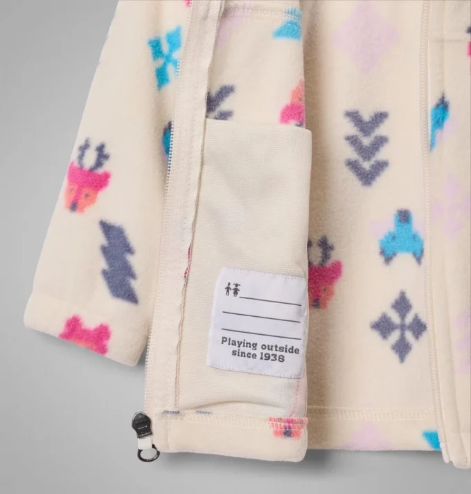 Girls Infant Castle Dale™ Printed Full Zip Fleece