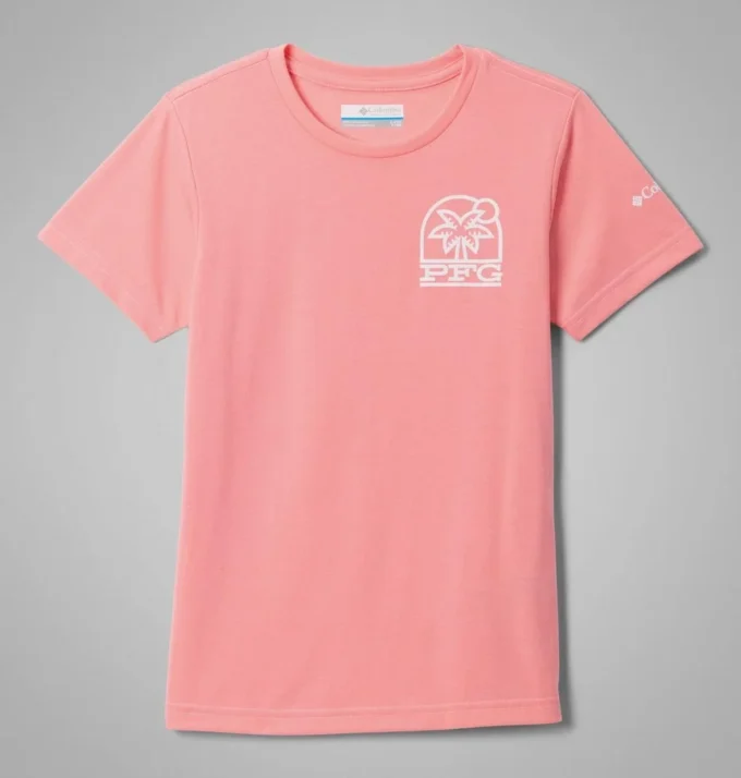 Girls PFG™ Palm Waves Short Sleeve T-Shirt Girls PFG™ Palm Waves Short Sleeve T-Shirt
