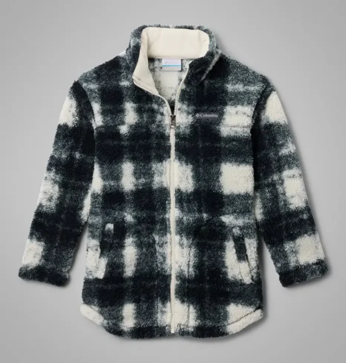 Girls West Bend™ Printed Full Zip Fleece Jacket