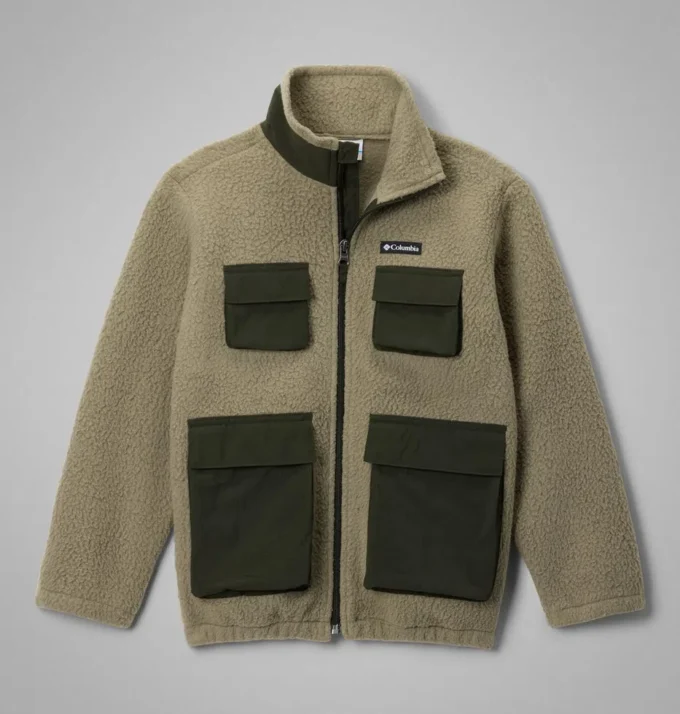 Kids Jasper Ridge™ Pebbled Fleece Full Zip Jacket