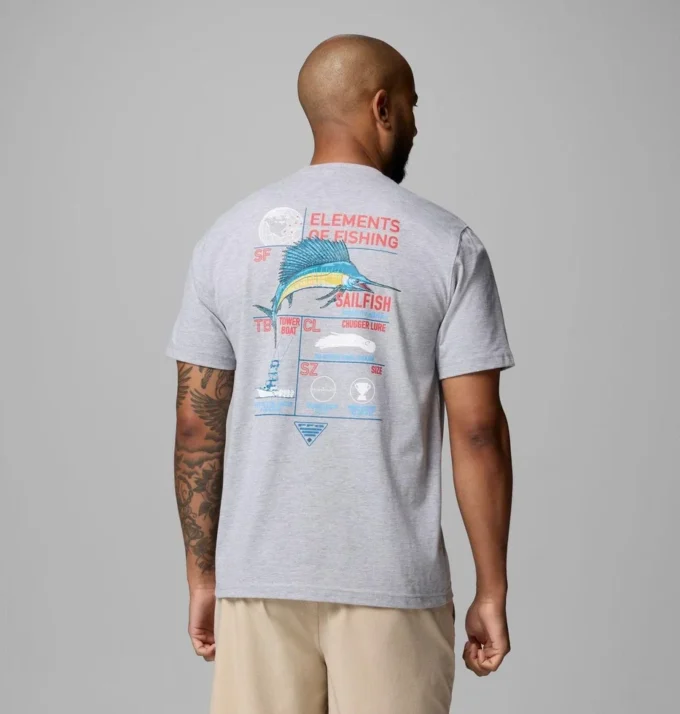 Men Anski Sailfish PFG Short Sleeve T-Shirt