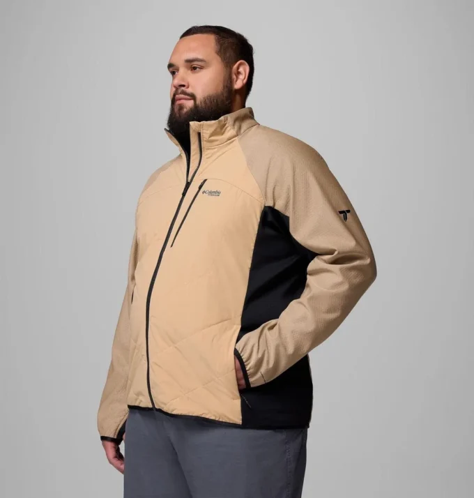 Men Arctic Crest™ Hybrid Full Zip Jacket – Big Men Arctic Crest™ Hybrid Full Zip Jacket – Big