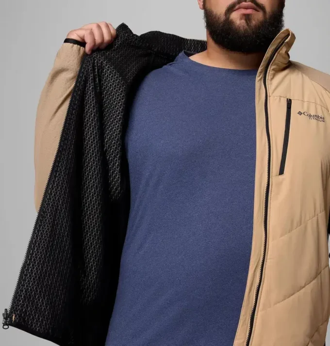 Men Arctic Crest™ Hybrid Full Zip Jacket – Big Men Arctic Crest™ Hybrid Full Zip Jacket – Big