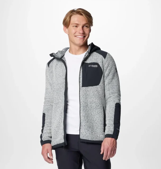 Men Arctic Crest™ Sherpa Full Zip Fleece Jacket Men Arctic Crest™ Sherpa Full Zip Fleece Jacket
