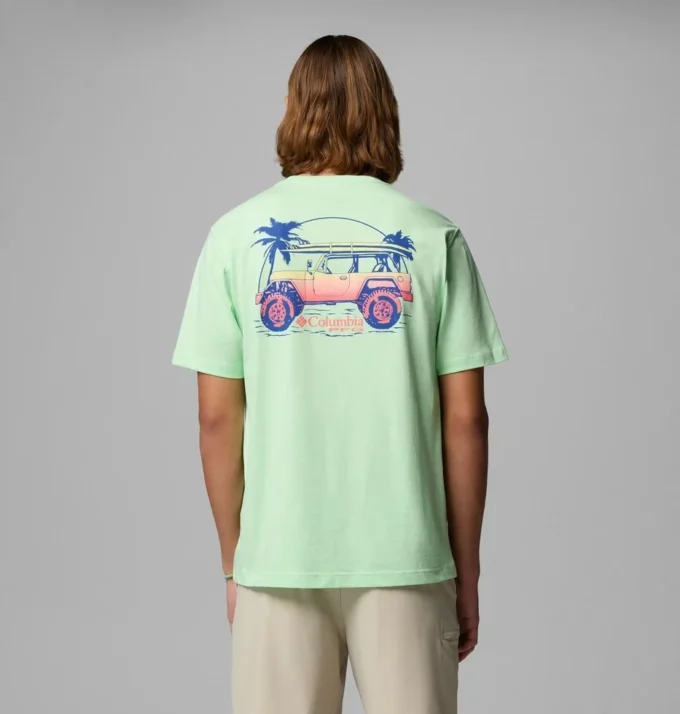 Men Beaching Truck PFG Short Sleeve T-Shirt