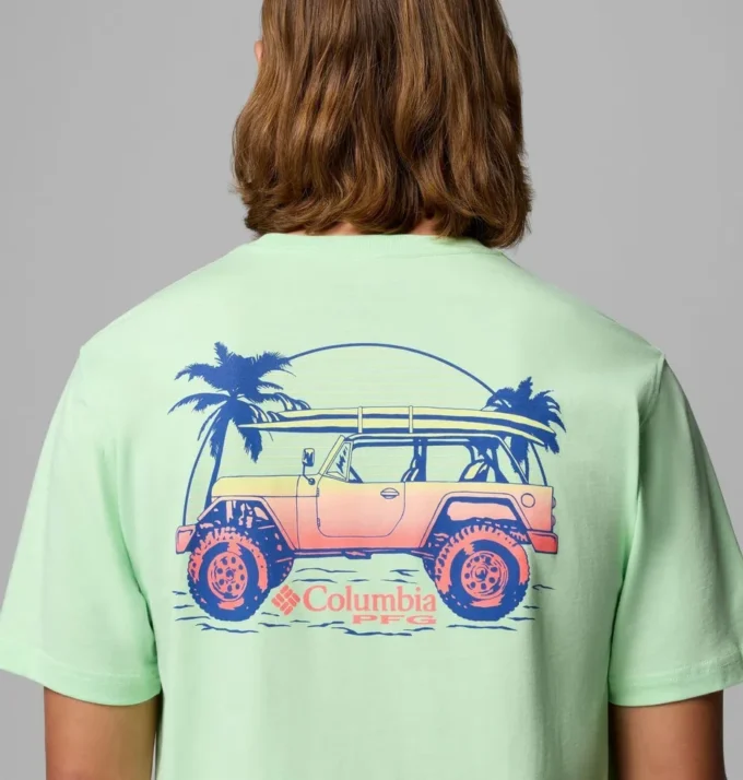 Men Beaching Truck PFG Short Sleeve T-Shirt