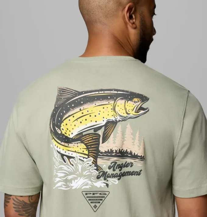 Men Charlie Trout PFG Short Sleeve T-Shirt