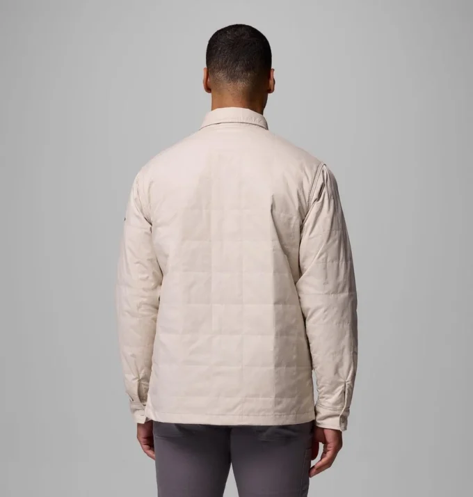 Men Collegiate Campus Roam™ Quilted Shirt Jacket – Michigan