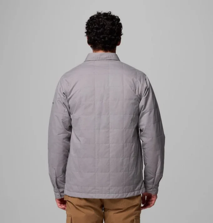 Men Collegiate Campus Roam™ Quilted Shirt Jacket – Michigan State
