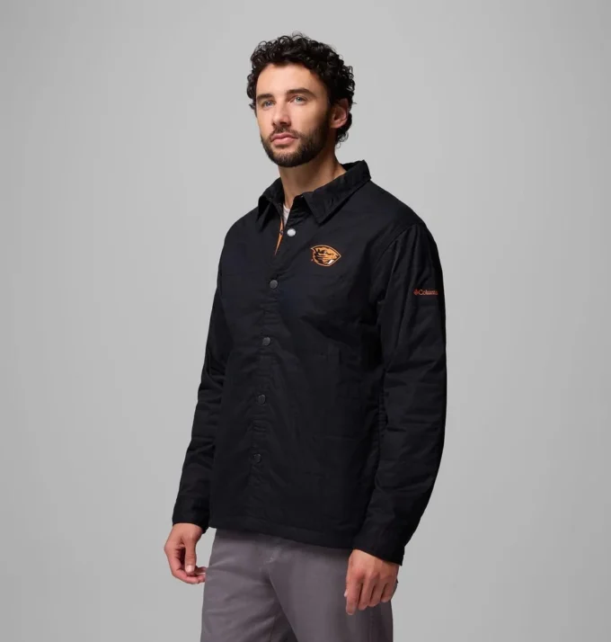 Men Collegiate Campus Roam™ Quilted Shirt Jacket – Oregon State
