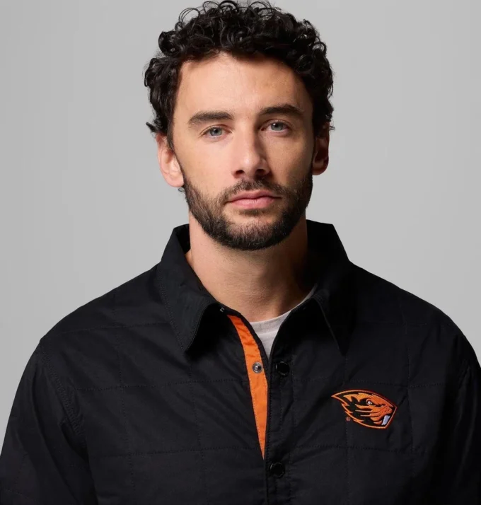 Men Collegiate Campus Roam™ Quilted Shirt Jacket – Oregon State