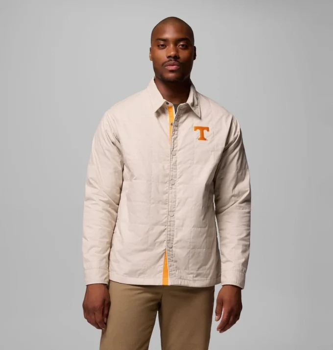 Men Collegiate Campus Roam™ Quilted Shirt Jacket – Tennessee
