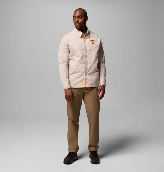 Men Collegiate Campus Roam™ Quilted Shirt Jacket – Tennessee