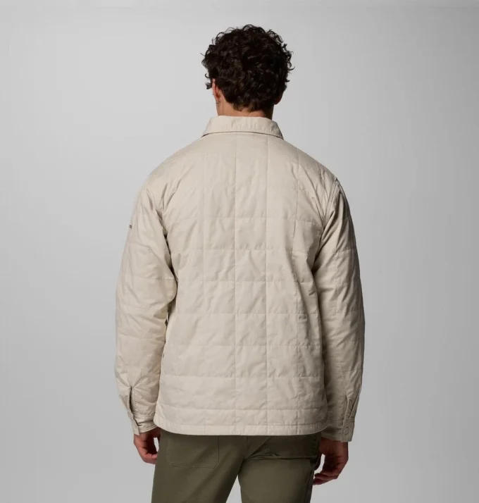 Men Collegiate Campus Roam™ Quilted Shirt Jacket – Texas