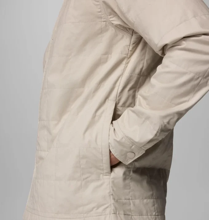 Men Collegiate Campus Roam™ Quilted Shirt Jacket – Texas