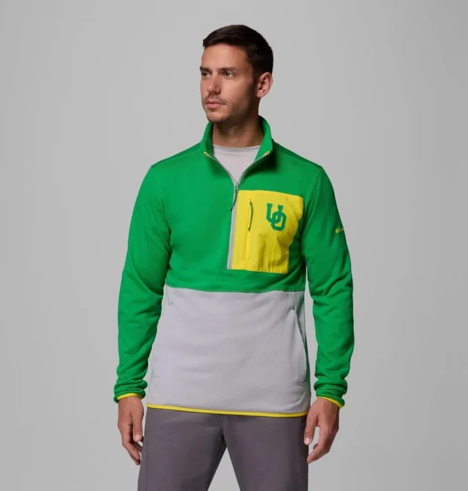 Men Collegiate Columbia Hike™ Half Zip Jacket