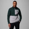 Men Collegiate Columbia Hike™ Half Zip Jacket – Michigan State