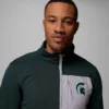 Men Collegiate Columbia Hike™ Half Zip Jacket – Michigan State