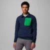 Men Collegiate Columbia Hike™ Half Zip Jacket – Notre Dame