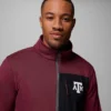 Men Collegiate Columbia Hike™ Half Zip Jacket – Texas A&M