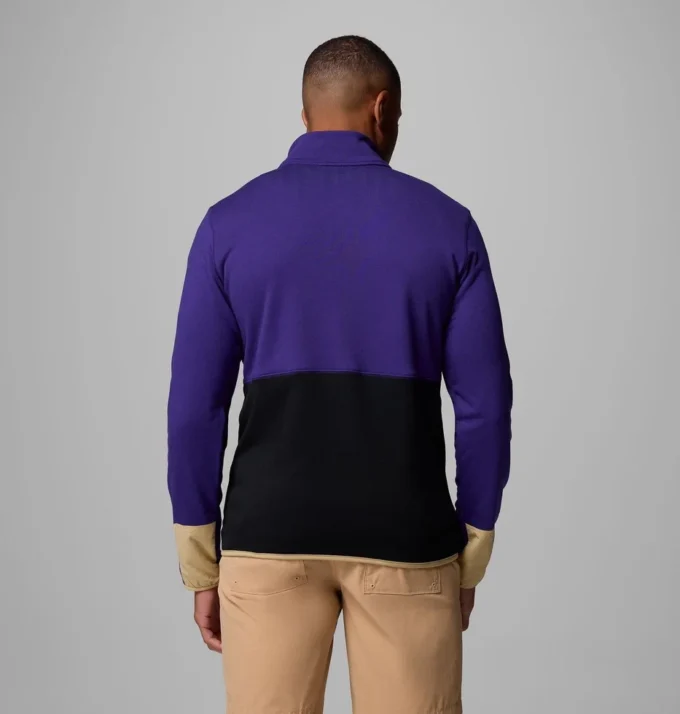 Men Collegiate Columbia Hike™ Half Zip Jacket – Washington