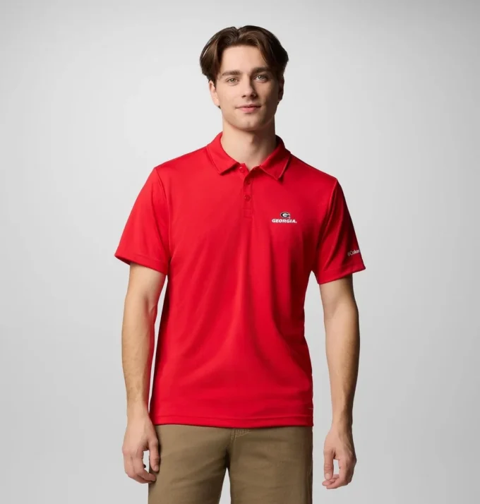 Men Collegiate Fair Catch™ Polo – Georgia Men Collegiate Fair Catch™ Polo – Georgia