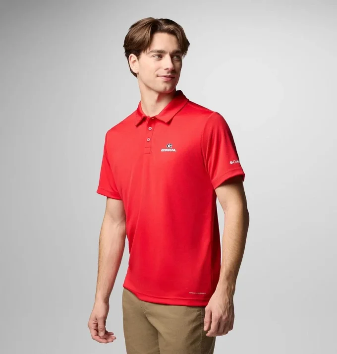 Men Collegiate Fair Catch™ Polo – Georgia Men Collegiate Fair Catch™ Polo – Georgia