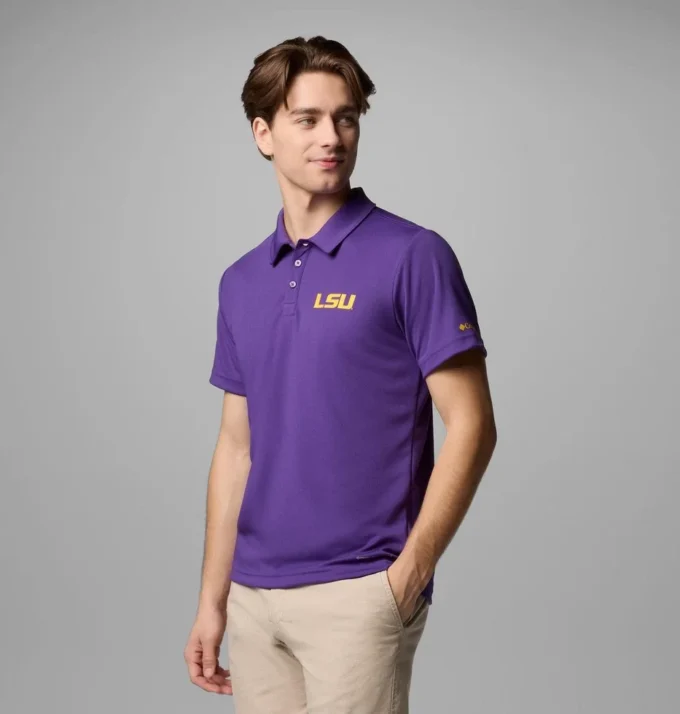 Men Collegiate Fair Catch™ Polo – LSU Men Collegiate Fair Catch™ Polo – LSU
