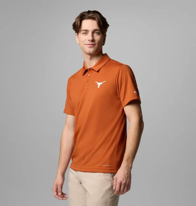 Men Collegiate Fair Catch™ Polo – Texas Men Collegiate Fair Catch™ Polo – Texas