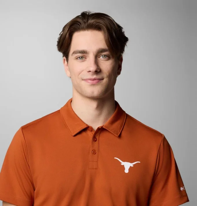 Men Collegiate Fair Catch™ Polo – Texas Men Collegiate Fair Catch™ Polo – Texas