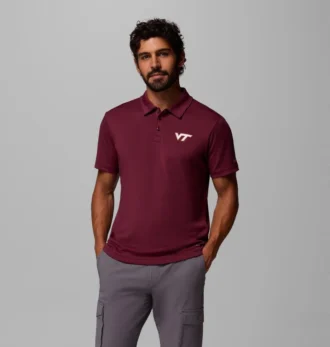 Men Collegiate Fair Catch™ Polo – Virginia Tech