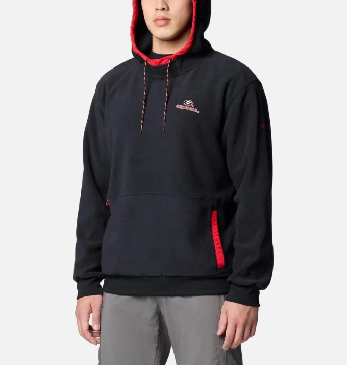 Men Collegiate Flanker™ Fleece Hoodie – Georgia