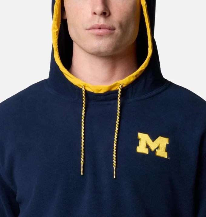 Men Collegiate Flanker™ Fleece Hoodie – Michigan