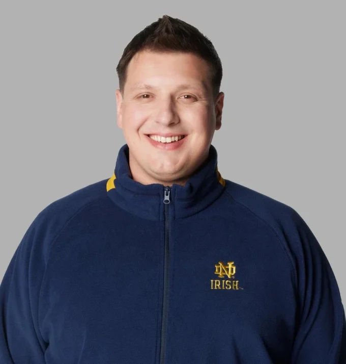 Men Collegiate Flanker™ IV Fleece Jacket – Big – Notre Dame