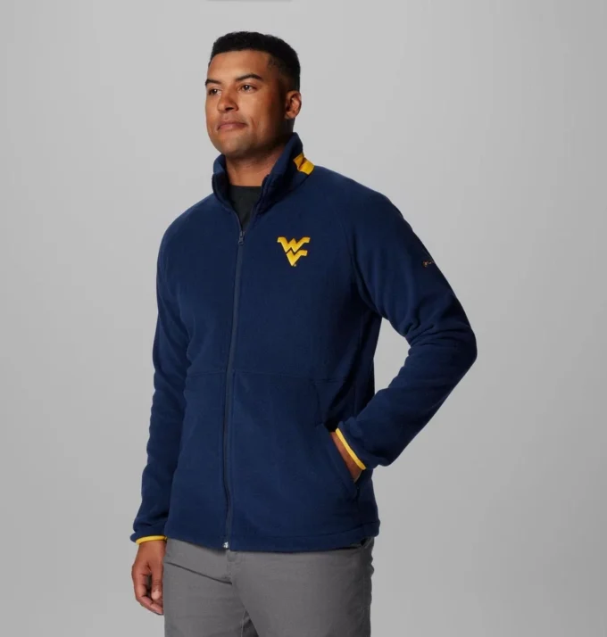 Men Collegiate Flanker™ IV Fleece Jacket – West Virginia