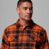 Men Collegiate Flare Gun™ Flannel Long Sleeve Shirt – Oregon State
