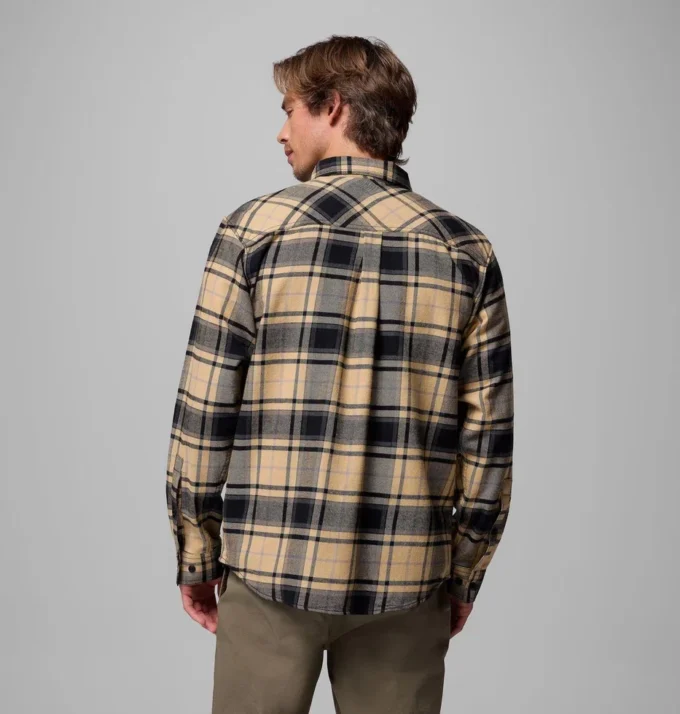 Men Collegiate Flare Gun™ Flannel Long Sleeve Shirt – Purdue