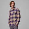 Men Collegiate Flare Gun™ Flannel Long Sleeve Shirt – Washington