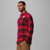 Men Collegiate Flare Gun™ Flannel Long Sleeve Shirt – Wisconsin