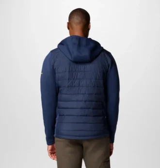 Men Collegiate Out-Shield™ Hybrid Hoodie – Michigan