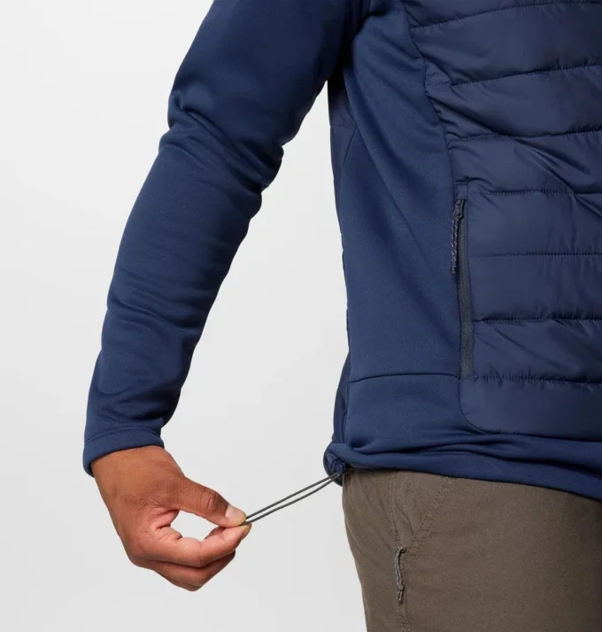 Men Collegiate Out-Shield™ Hybrid Hoodie – Michigan