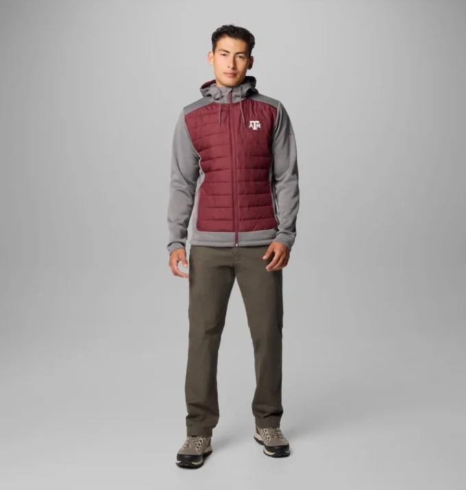 Men Collegiate Out-Shield™ Hybrid Hoodie – Texas A&M