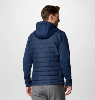 Men Collegiate Out-Shield™ Hybrid Hoodie – West Virginia Men Collegiate Out-Shield™ Hybrid Hoodie – West Virginia